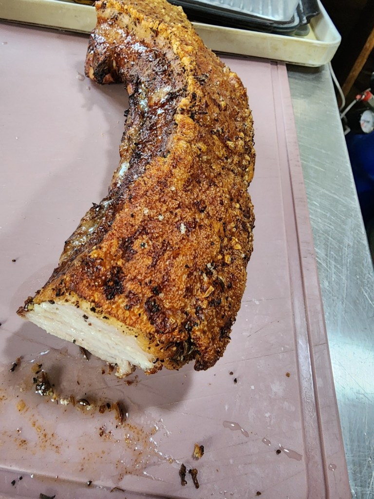 perfect crackling , Schweinebraten