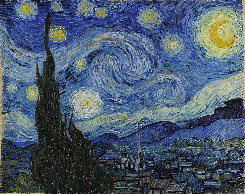 starry night from wikipedia
