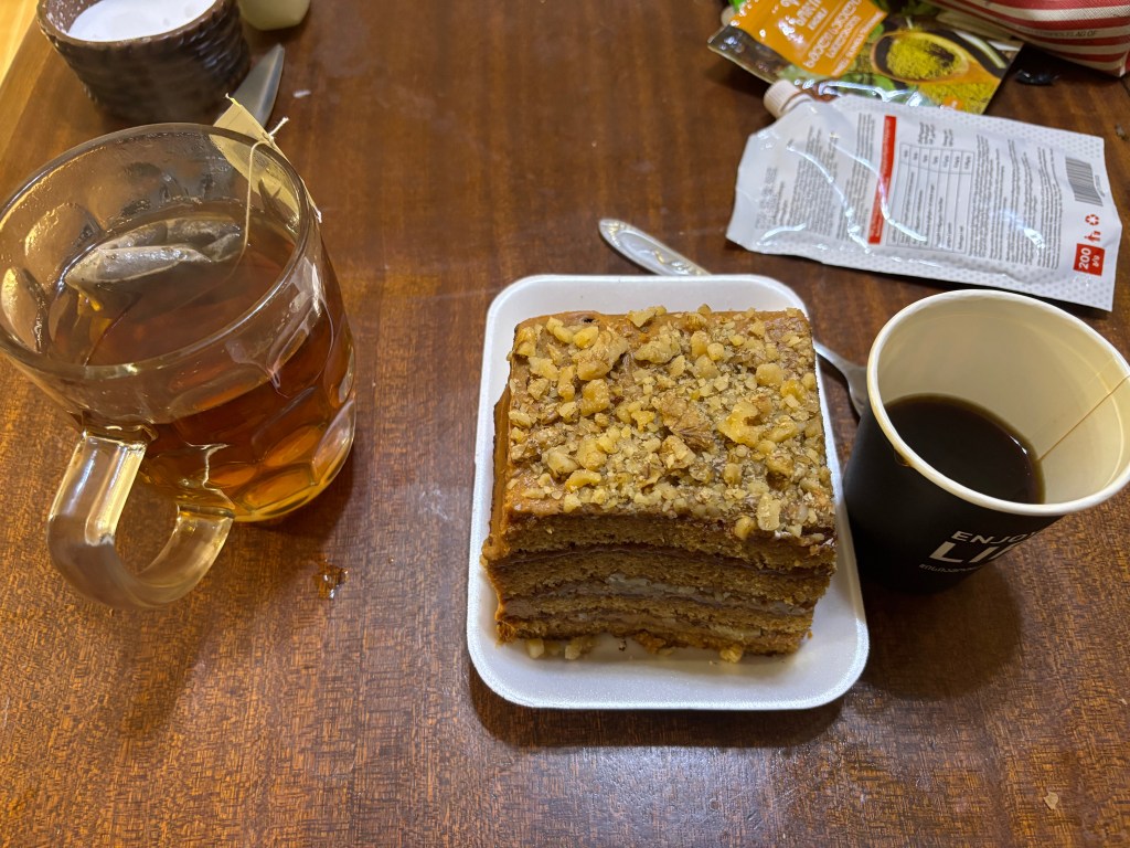 Coffee, tea, and cake